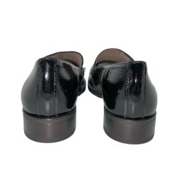 Wonders - Loafer i sort lak med lille hl - 7251