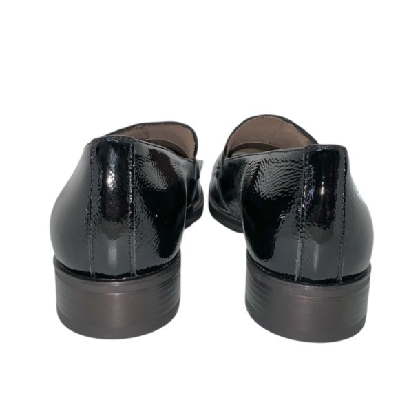Wonders - Loafer i sort lak med lille hl - 7251