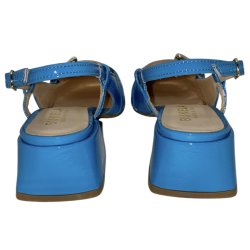 Bukela - Loafer i turkis lak med spnde og slingback - Gaja