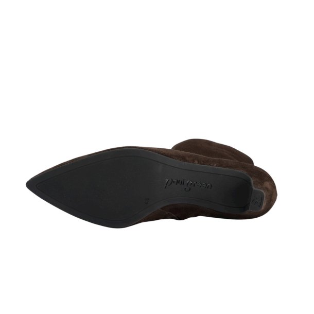 Paul Green - Stvlette i brun ruskind med lille hl - 8288