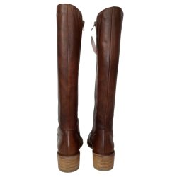 Wonders - Langskaftet stvle i varm brun med rgummisl - 2104