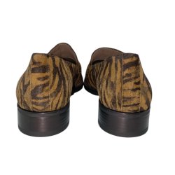 Wonders - Loafer i sort og brun med lille hl - 7251