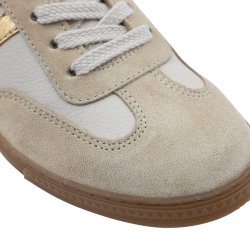 Paul Green - Sneakers i sand og guld med lav sl - 5450