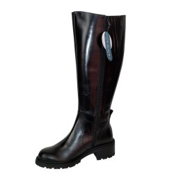 Wonders - Langskaftet stvle i sort med grov sl - 1420