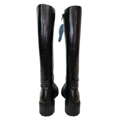 Wonders - Langskaftet stvle i sort med grov sl - 1420