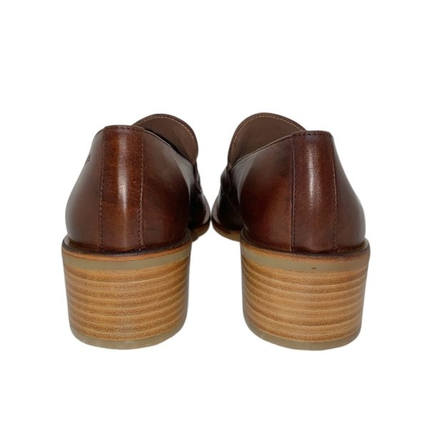 Wonders - Loafer i varm brun med lyse sler - 2101