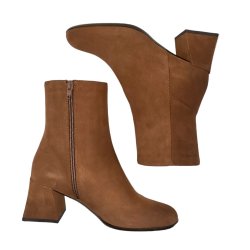 Wonders - Enkel stvlette i brun med moderat hl - H6213