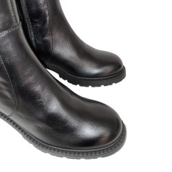 Wonders - Langskaftet stvle i sort med grov sl - 1420