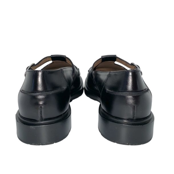 Wonders - Sko i sort med rem og spnde - 9161