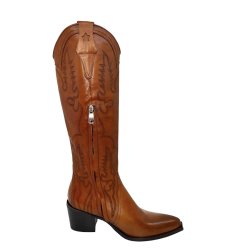 Bukela - Lang cowboystvle i cognac med syninger - Denver