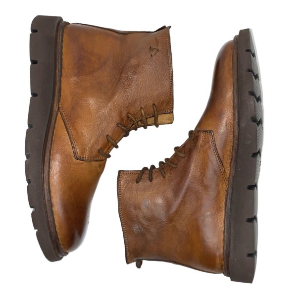 Bubetti - Ankelstvle med snre i flammet brun - 10124