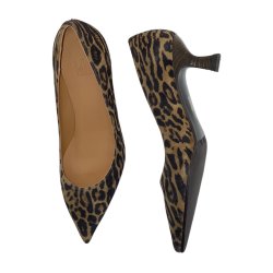 Billi Bi - Pumps i leopard print med lille hl - A7462