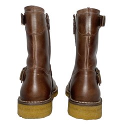 Billi Bi - Stvlette i brun med spnder og uldfoer - T16954