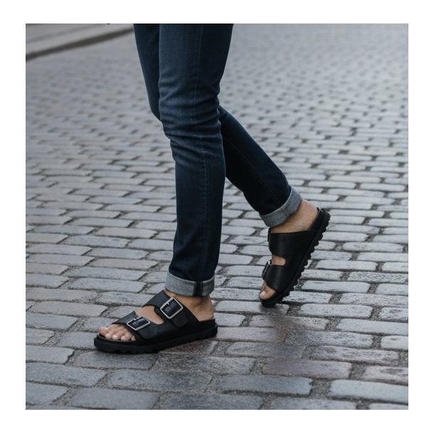 Lofina herre - Slippers i sort - U9911