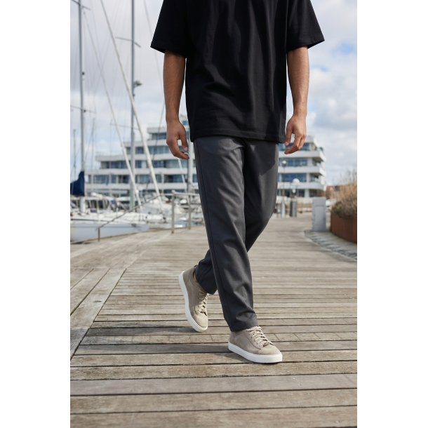 Lloyd herre - Sneakers i sand tekstil og ruskind - Metro