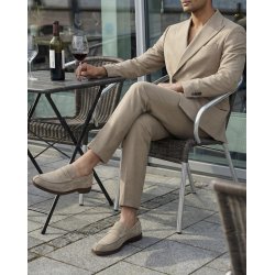 TGA - Loafer i sand ruskind - 2500