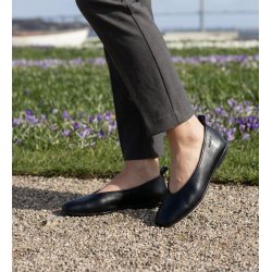 Wonders - Enkel ballerina i sort - A8661