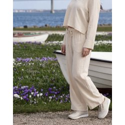 Paul Green - Sneakers i sand med sn�re og lynl�s - 4085