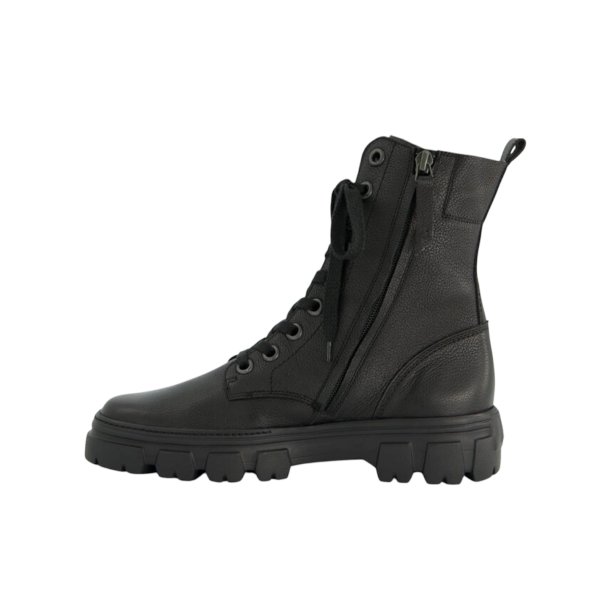Paul Green - St�vlette i sort med chunky s�l - 9970