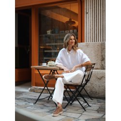 Paul Green - Sneakers i varm brun med elastiksn�re - 5529