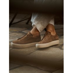 Paul Green - Sneakers i varm brun med elastiksn�re - 5529