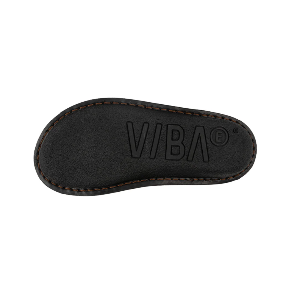 VIBAe - Slippers i kakaobrun skind - Saint Tropez