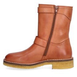 Billi Bi - Stvlette i cognac med spnder og uldfoer - T16954