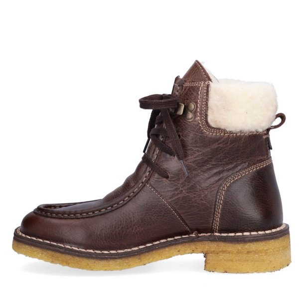 Billi Bi - Snrestvle i brun med uldfoer - T6955