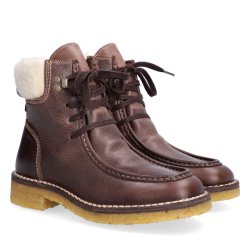 Billi Bi - Snrestvle i brun med uldfoer - T6955