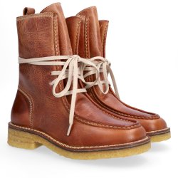 Billi Bi - Snrestvle i cognac med lynls og uldfoer - T6959