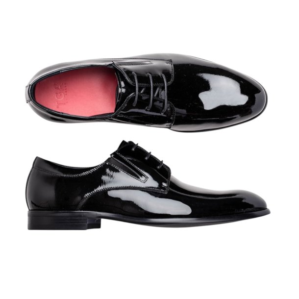 TGA By Ahler - Sn�resko i lakeret sort skind- 1800