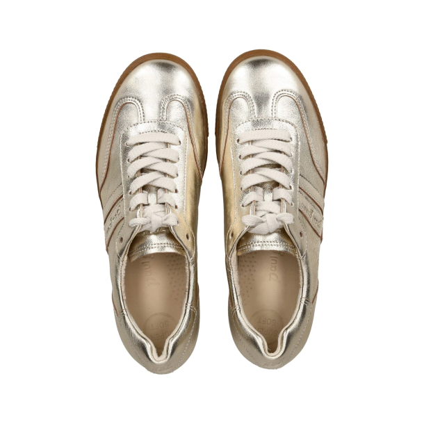 Paul Green - Sneakers i platin med lav sl - 5450