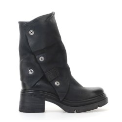 Airstep - Stvlette i sort med slag og slv-detaljer