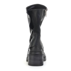 Airstep - Stvlette i sort med slag og slv-detaljer