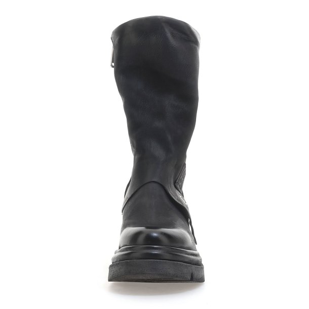 Airstep - Stvlette i sort med slag og slv-detaljer