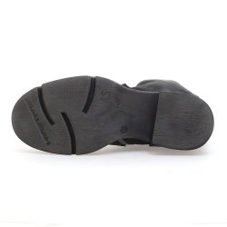 Airstep - Stvlette i sort med slag og slv-detaljer