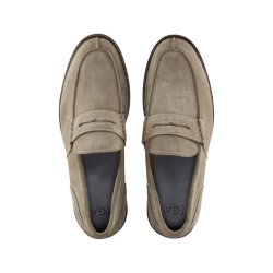 TGA - Loafer i sand ruskind - 2500