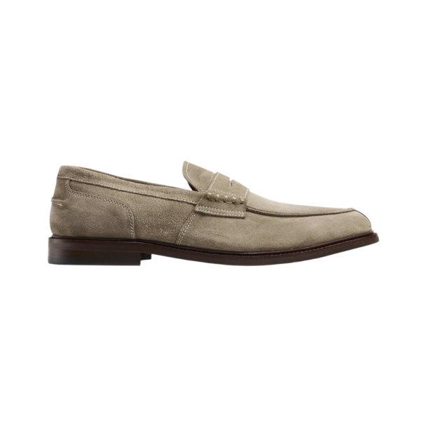 TGA - Loafer i sand ruskind - 2500