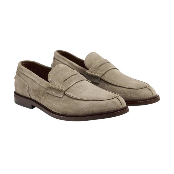 TGA - Loafer i sand ruskind - 2500