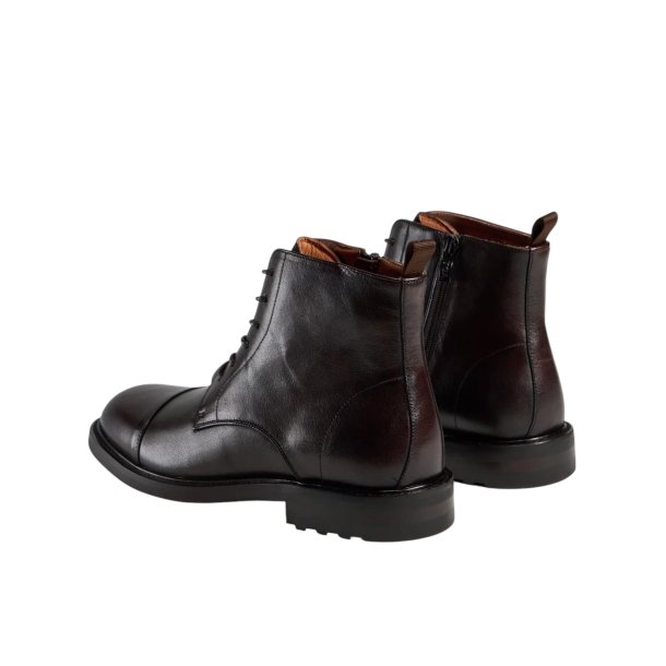 TGA By Ahler - St�vle i m�rkebrun med sn�re og lynl�s - 5150
