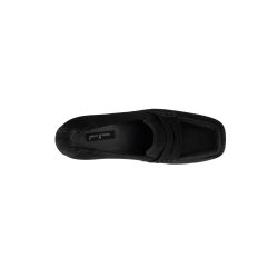 Paul Green - Loafer i sort ruskind med moderat h�l - 3861