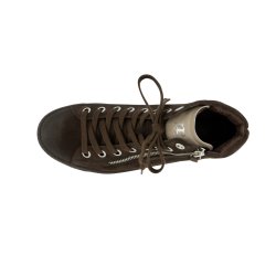 Paul Green - Ankelst�vle i m�rkebrun med lynl�s og sn�re - 4024