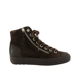 Paul Green - Ankelst�vle i m�rkebrun med lynl�s og sn�re - 4024