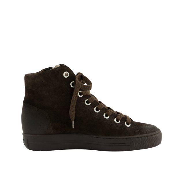 Paul Green - Ankelst�vle i m�rkebrun med lynl�s og sn�re - 4024
