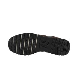Paul Green - Sneakers i brun ruskind og lak med sn�re - 5392