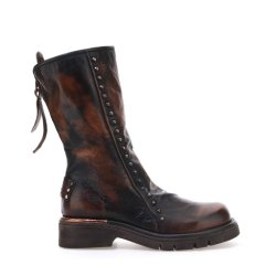 Airstep - Stvlette i flammet brun med sm nitter 