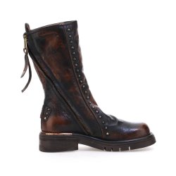 Airstep - Stvlette i flammet brun med sm nitter 