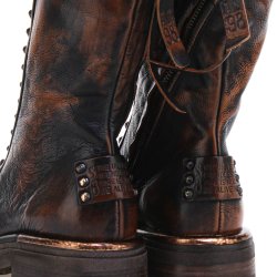 Airstep - Stvlette i flammet brun med sm nitter 