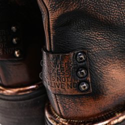 Airstep - Stvlette i flammet brun med sm nitter 