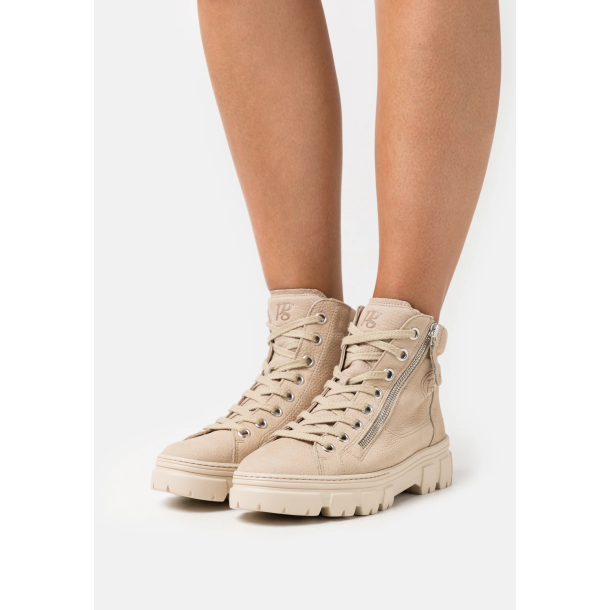 Paul Green - Stvlette i beige med lynls og chunky sl - 5210